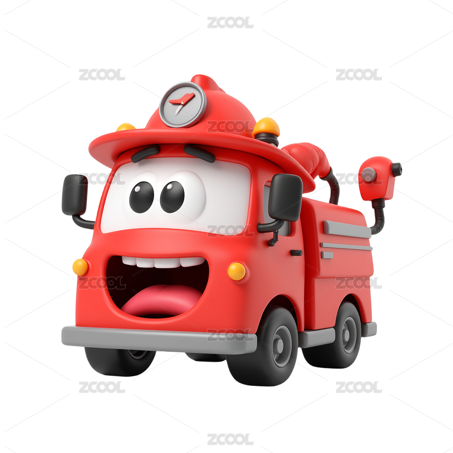 「給你臉了」消防車(chē)，消防小戰(zhàn)士（主預(yù)覽-9977975） - 未分類(lèi) - 站酷設(shè)計(jì)師GUUYU郭宇原創(chuàng)素材 - 站酷ZCOOL