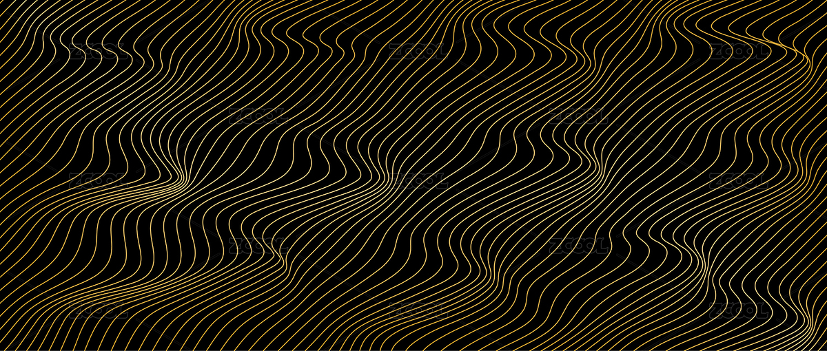 金色線條波浪山水曲線抽象意境裝飾畫（主預覽-7874160） - 未分類 - 站酷設(shè)計師城森創(chuàng)意原創(chuàng)素材 - 站酷ZCOOL