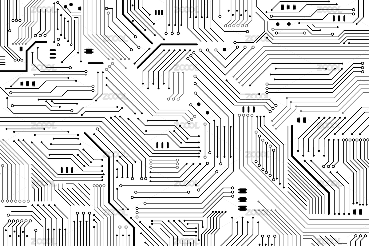 电路板矢量插画（主预览-5783690） - 未分类 - 站酷设计师粘锅原创素材 - 站酷ZCOOL