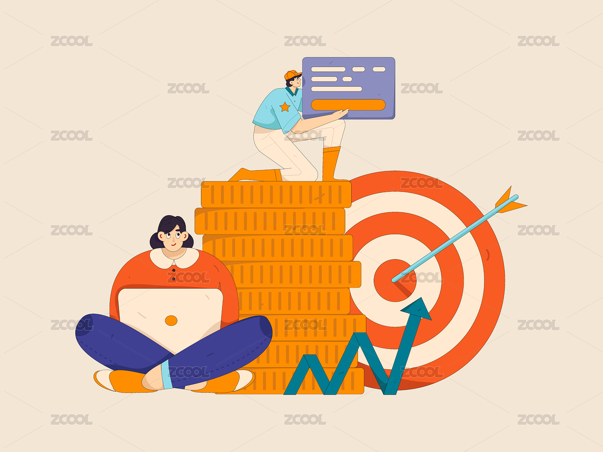 市场营销规划商务人物扁平矢量概念运营手绘（主预览-8034562） - 未分类 - 站酷设计师黄色房子创意设计原创素材 - 站酷ZCOOL