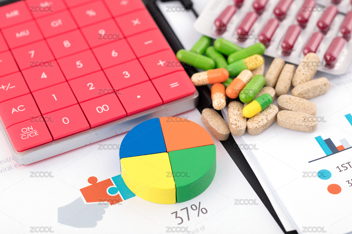 藥品所占的市場(chǎng)份額（主預(yù)覽-2706788） - 未分類 - 站酷設(shè)計(jì)師小羽怪原創(chuàng)素材 - 站酷ZCOOL
