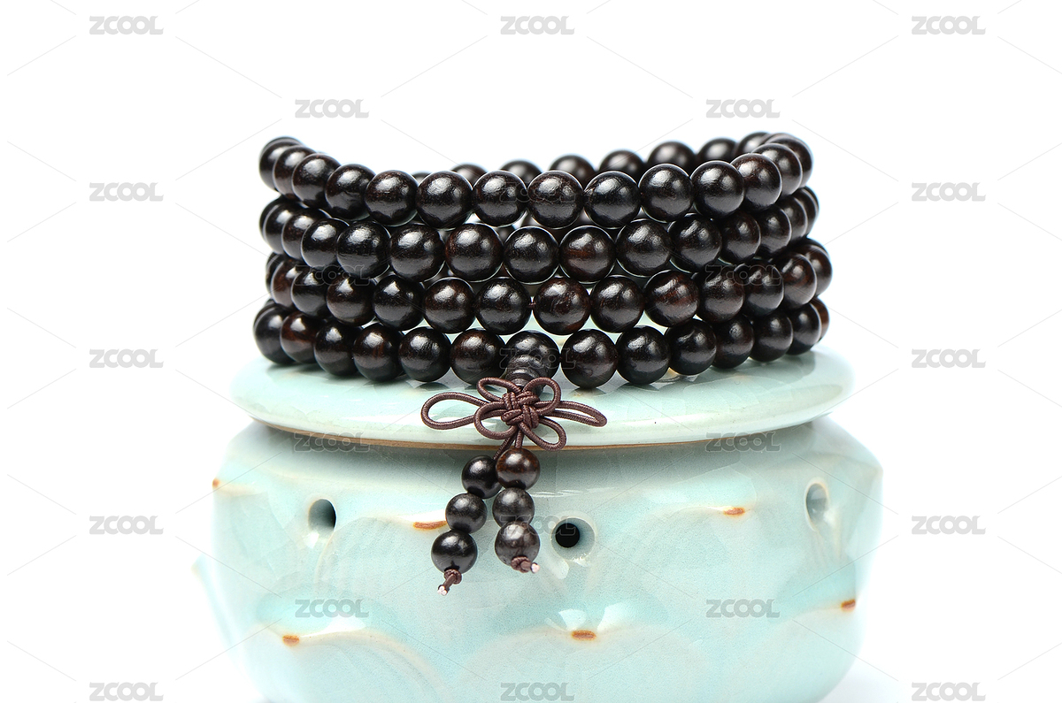 白色背景上的黑檀木佛珠手串（主預覽-8310280） - 未分類 - 站酷設計師唯亞原創(chuàng)素材 - 站酷ZCOOL