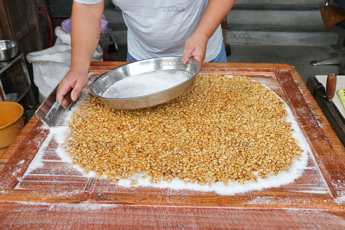 传统手工制作花生糖（主预览-12462240） - 未分类 - 站酷设计师meimeier原创素材 - 站酷ZCOOL