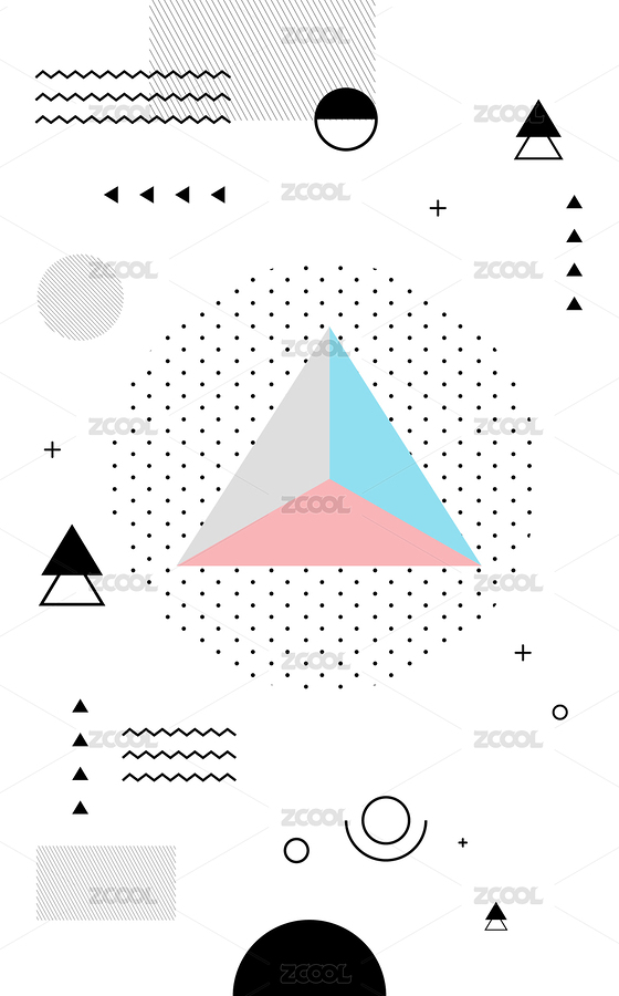 孟菲斯風(fēng)格抽象的幾何形組成的矢量平面構(gòu)成（主預(yù)覽-8625208） - 未分類(lèi) - 站酷設(shè)計(jì)師紀(jì)先森的畫(huà)原創(chuàng)素材 - 站酷ZCOOL
