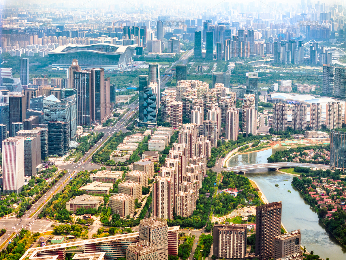 中國四川成都錦江畔歐洲中心周邊建筑航拍圖（主預(yù)覽-6764240） - 未分類 - 站酷設(shè)計師yuanbo83原創(chuàng)素材 - 站酷ZCOOL