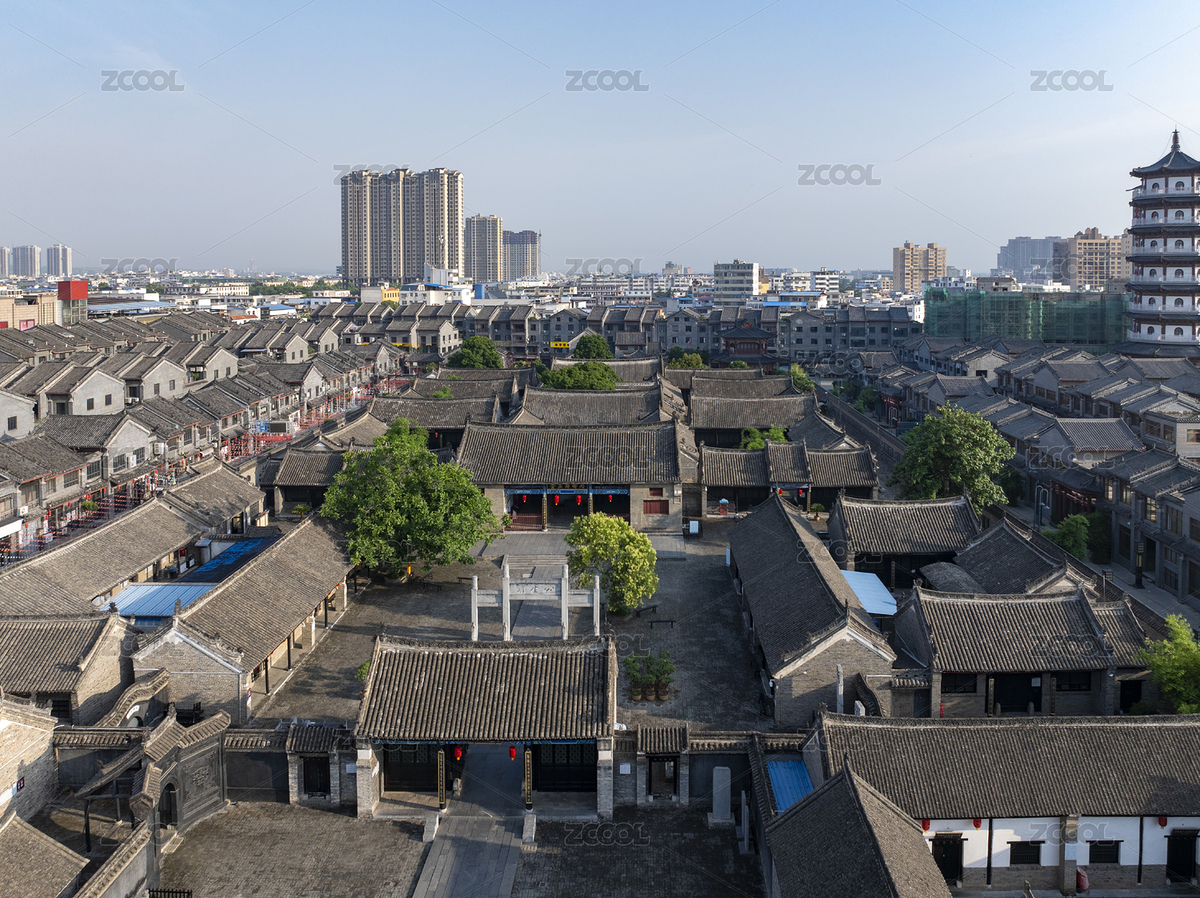 河南省南陽(yáng)市內(nèi)鄉(xiāng)縣內(nèi)鄉(xiāng)縣衙航拍圖片（主預(yù)覽-6925277） - 未分類(lèi) - 站酷設(shè)計(jì)師hbsjzyjh原創(chuàng)素材 - 站酷ZCOOL
