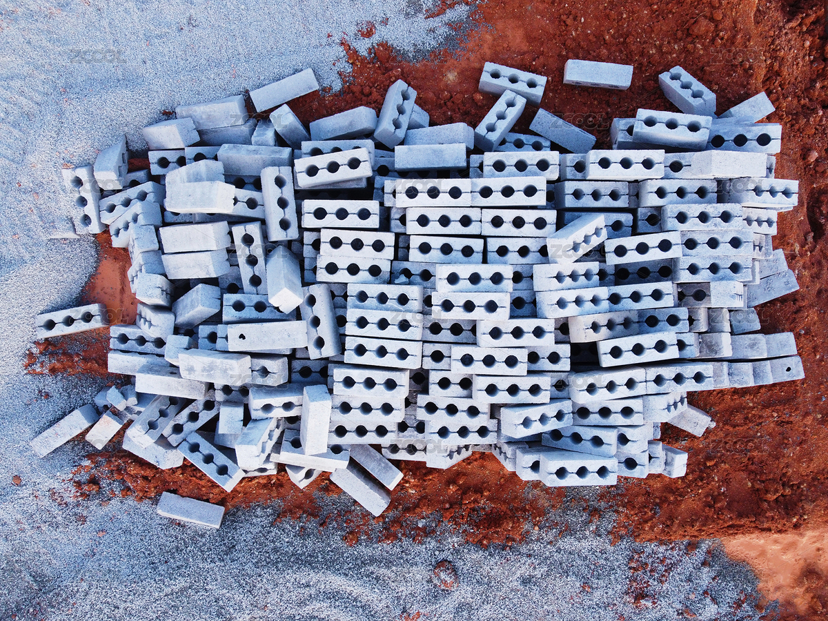 建筑工地磚塊航拍（主預(yù)覽-7182627） - 未分類 - 站酷設(shè)計(jì)師WUWUDEFENSI原創(chuàng)素材 - 站酷ZCOOL