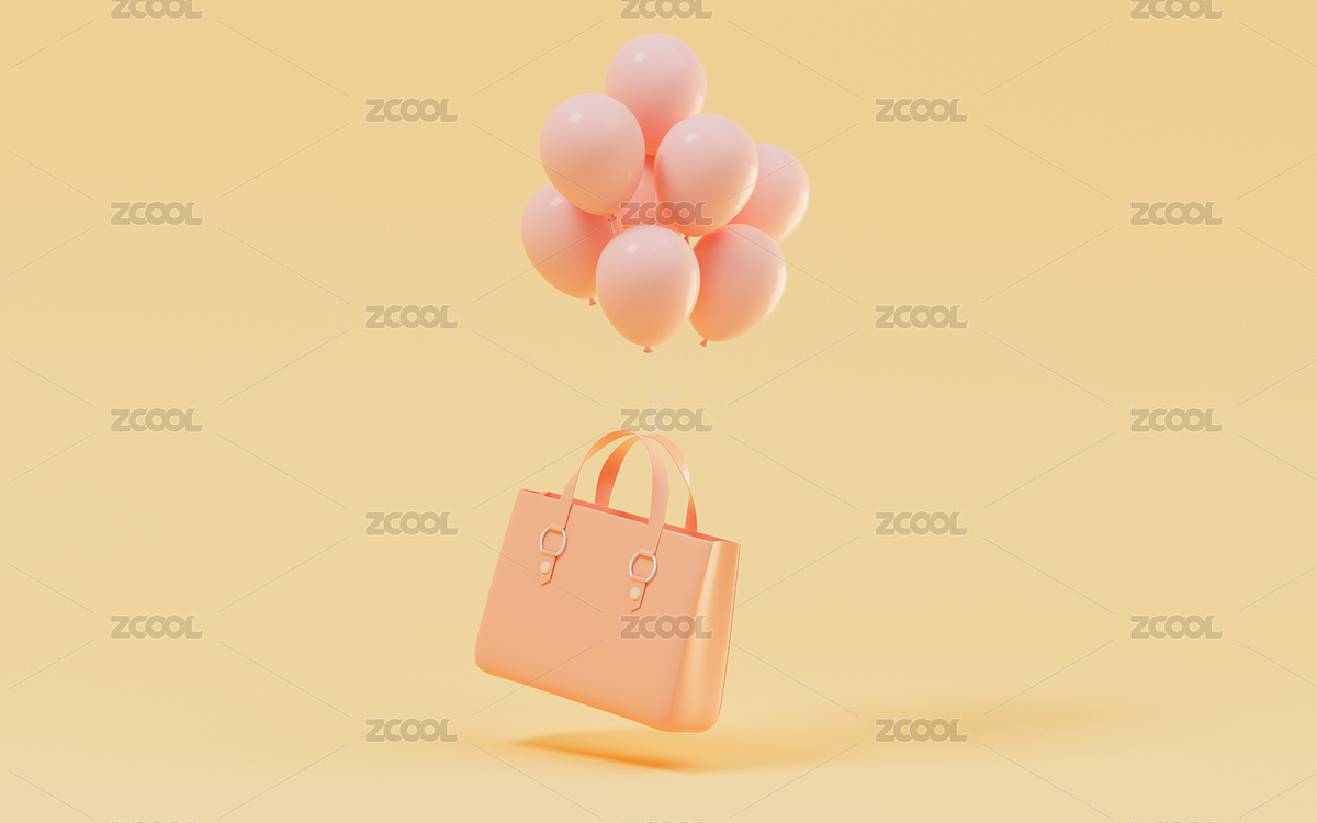 女性手提包3D渲染（主預(yù)覽-6936950） - 未分類 - 站酷設(shè)計(jì)師VinkFan原創(chuàng)素材 - 站酷ZCOOL