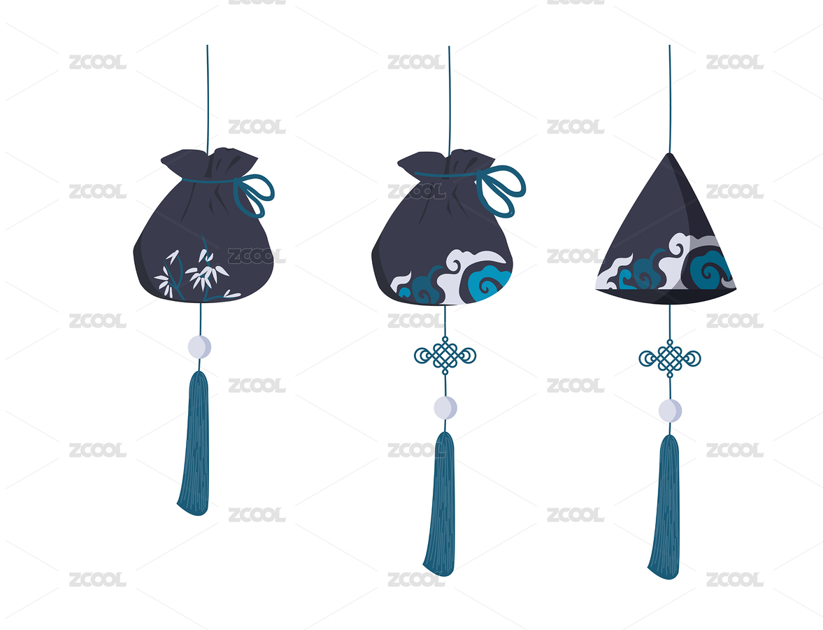 端午节传统荷包香囊（主预览-6824397） - 未分类 - 站酷设计师Anniebugu原创素材 - 站酷ZCOOL