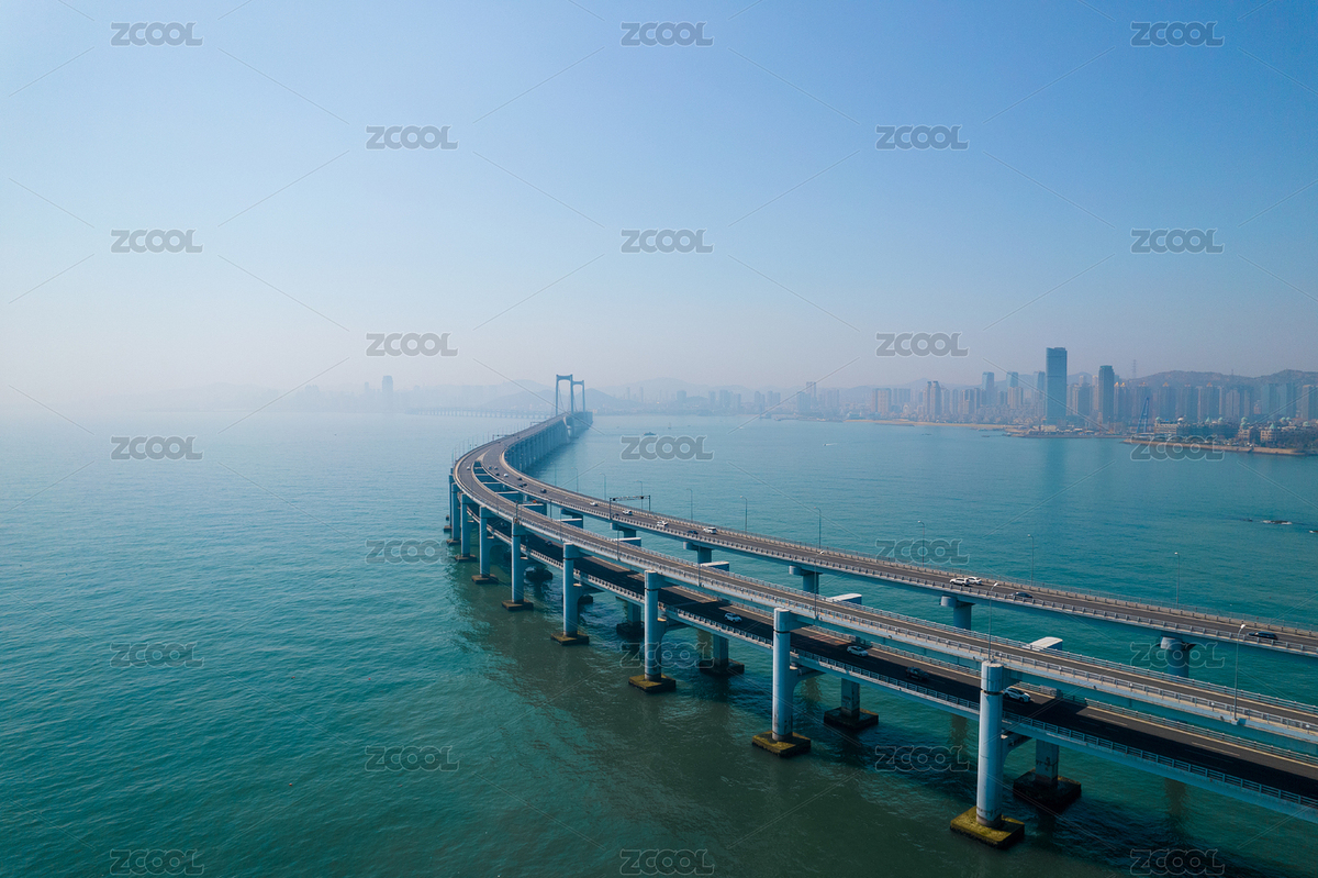 大连星海湾跨海大桥晴天航拍（主预览-6262486） - 未分类 - 站酷设计师Carpediems原创素材 - 站酷ZCOOL