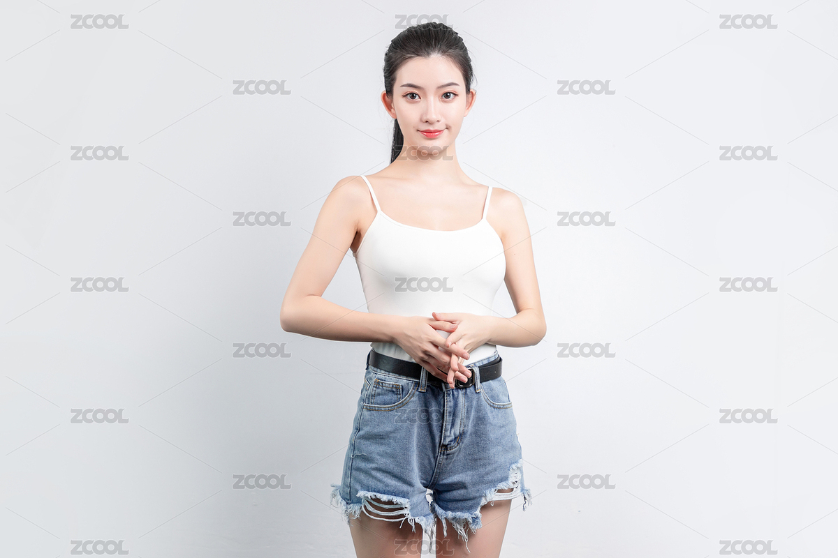 白色背景里的時(shí)尚亞洲女孩（主預(yù)覽-7165524） - 未分類 - 站酷設(shè)計(jì)師龍?zhí)拙褪驱執(zhí)自瓌?chuàng)素材 - 站酷ZCOOL