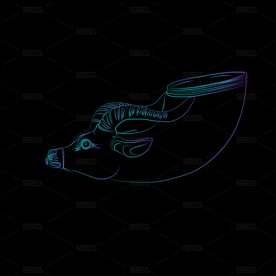 中國(guó)風(fēng)牛頭鑲金獸首瑪瑙杯手繪線(xiàn)稿矢量插畫(huà)（主預(yù)覽-3368298） - 未分類(lèi) - 站酷設(shè)計(jì)師獵意品牌設(shè)計(jì)原創(chuàng)素材 - 站酷ZCOOL