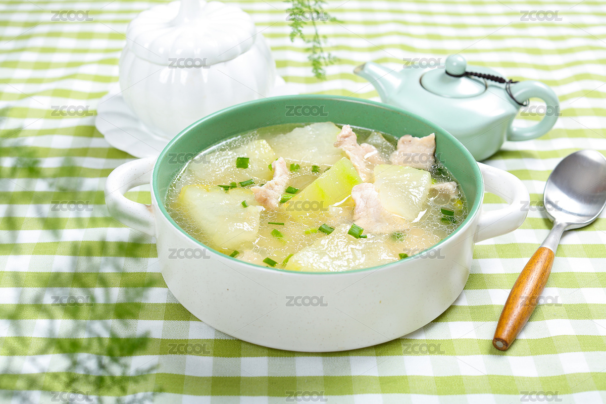 營養(yǎng)美味農家菜冬瓜瘦肉湯（主預覽-6985642） - 未分類 - 站酷設計師曇華碎影原創(chuàng)素材 - 站酷ZCOOL