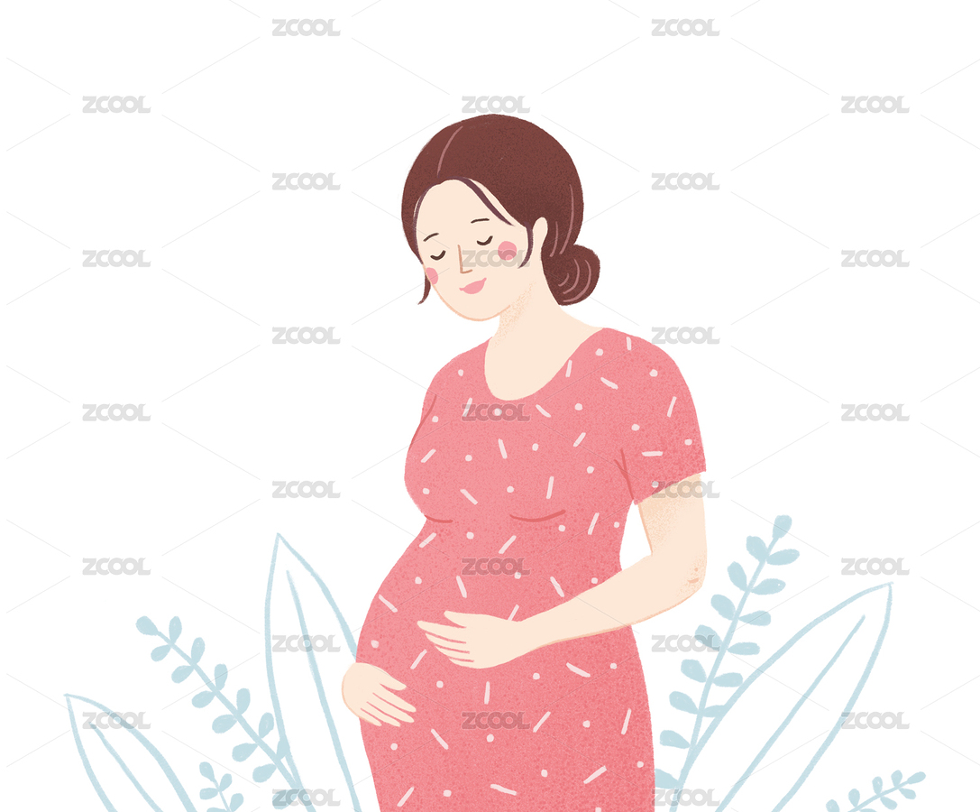 孕婦懷孕插畫（主預(yù)覽-5474833） - 未分類 - 站酷設(shè)計師Sharrie123原創(chuàng)素材 - 站酷ZCOOL