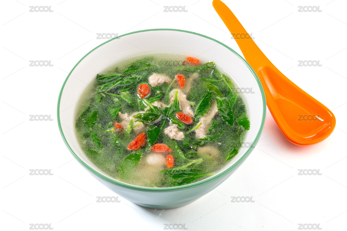 淺色底上的一碗枸杞葉瘦肉湯（主預(yù)覽-1684875） - 未分類 - 站酷設(shè)計(jì)師lilyhello原創(chuàng)素材 - 站酷ZCOOL