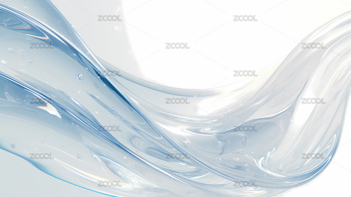 银色流体飘纱背景三维插画（主预览-4741623） - 未分类 - 站酷设计师灯火印象原创素材 - 站酷ZCOOL