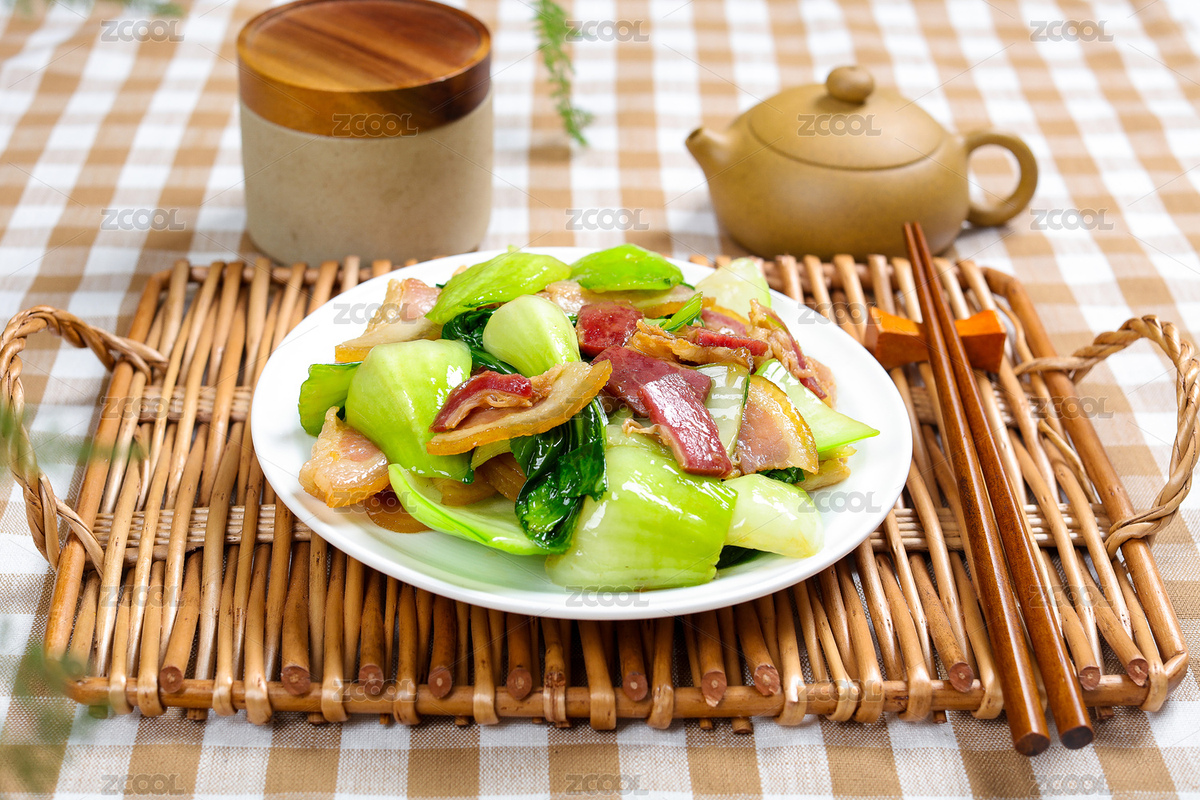 傳統(tǒng)家常菜青菜炒臘肉（主預(yù)覽-8042982） - 未分類 - 站酷設(shè)計(jì)師曇華碎影原創(chuàng)素材 - 站酷ZCOOL