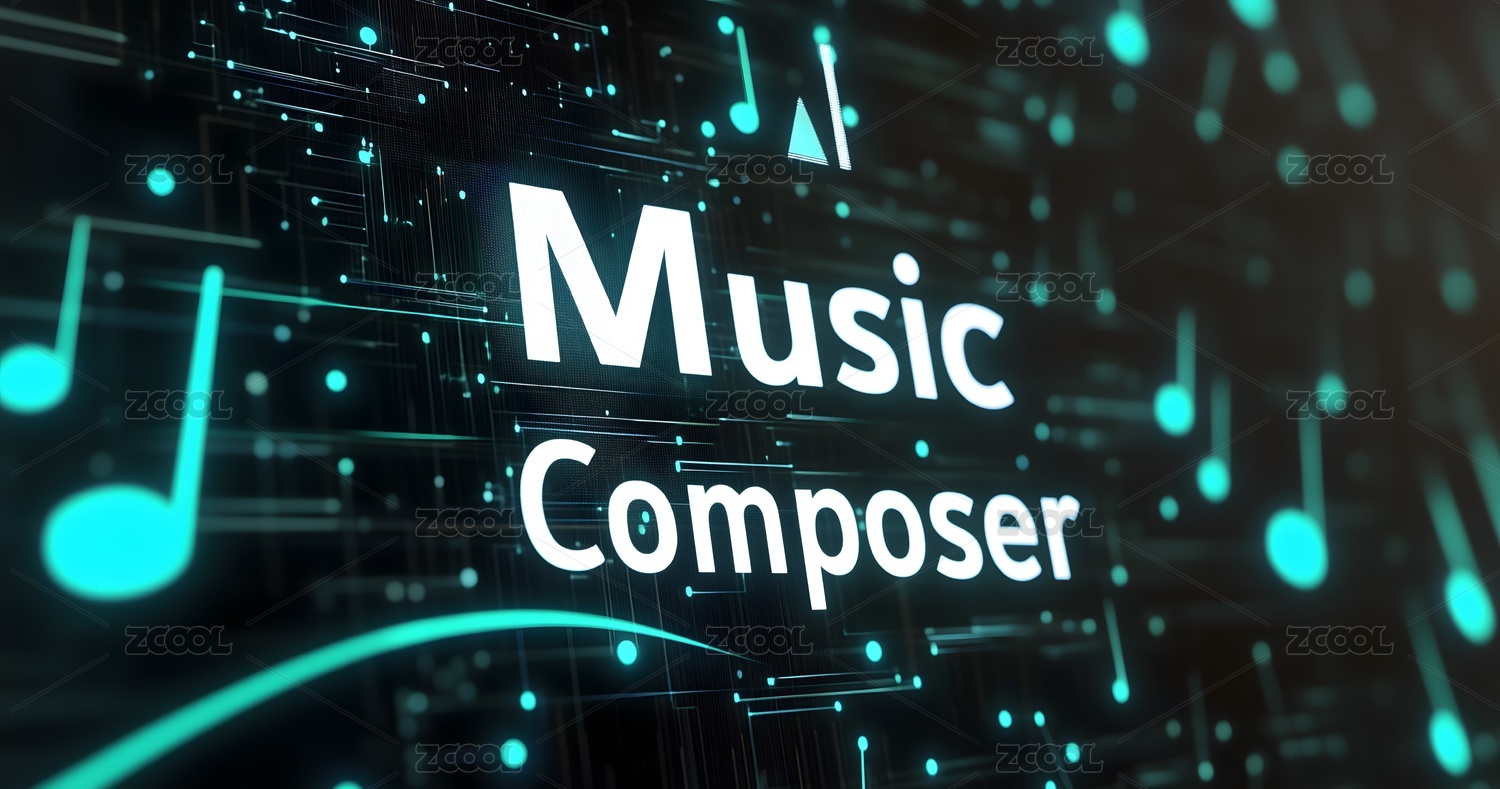 科技感十足的音乐作曲软件界面
