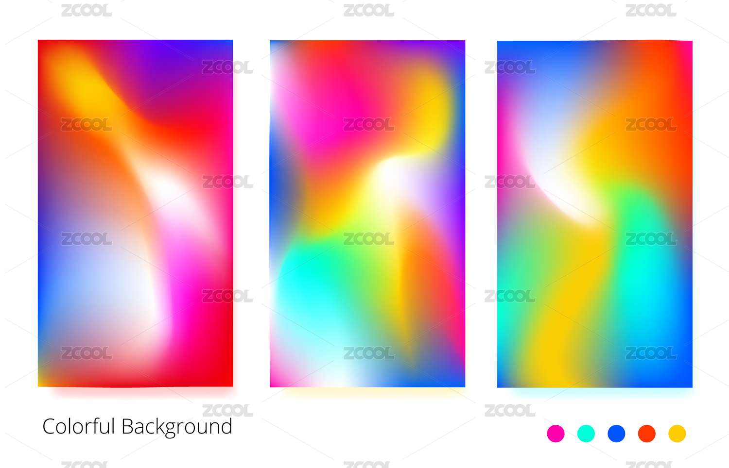 渐变背景 Colorful background