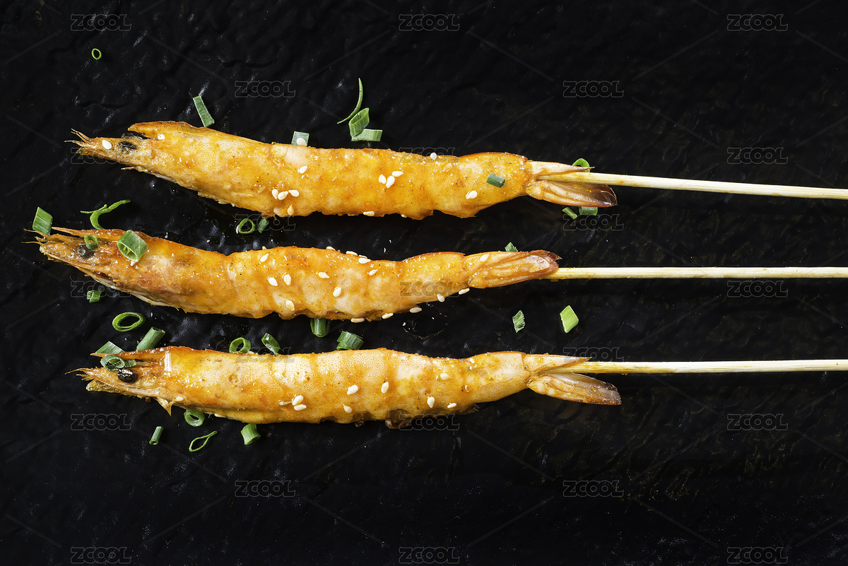 黑色盤(pán)子中的烤蝦（主預(yù)覽-6579516） - 未分類(lèi) - 站酷設(shè)計(jì)師重慶菜譜拍攝原創(chuàng)素材 - 站酷ZCOOL