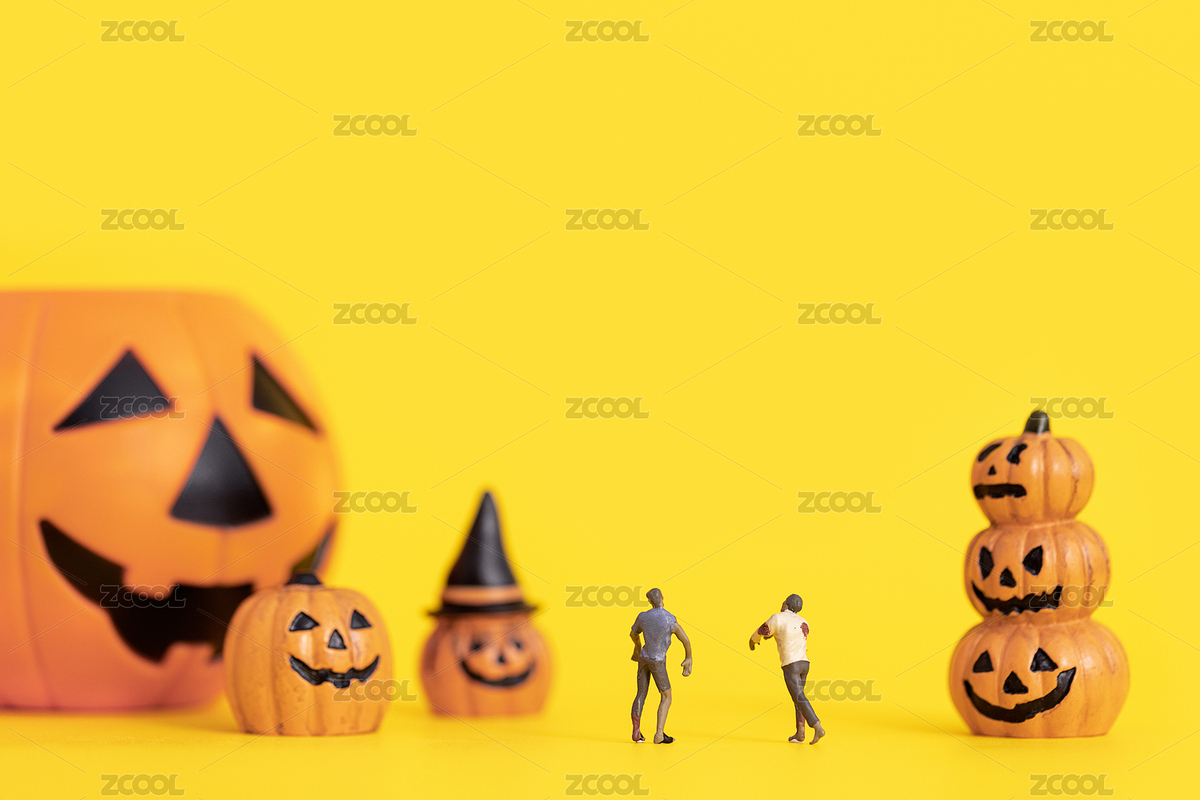 万圣节搞鬼捣蛋微缩创意海报（主预览-7979181） - 未分类 - 站酷设计师胖虎先生呀原创素材 - 站酷ZCOOL