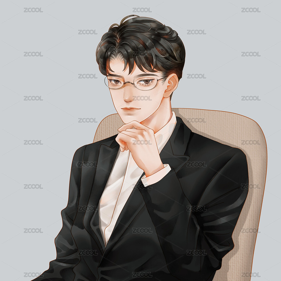 霸道总裁托下巴（主预览-2214933） - 未分类 - 站酷设计师Yechoking原创素材 - 站酷ZCOOL