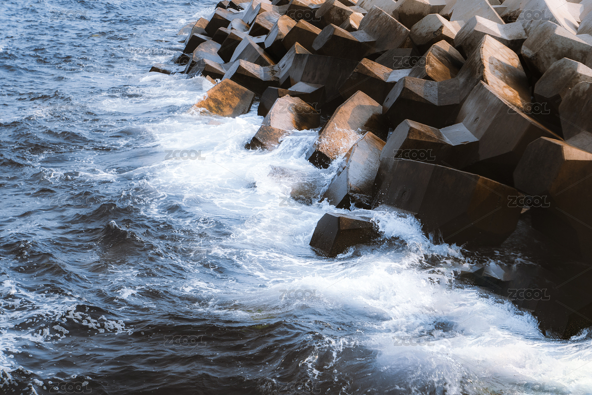 藍色系海景背景素材慢門夢幻海浪沖刷海岸（主預覽-12623381） - 未分類 - 站酷設計師GeminiHe0615原創(chuàng)素材 - 站酷ZCOOL