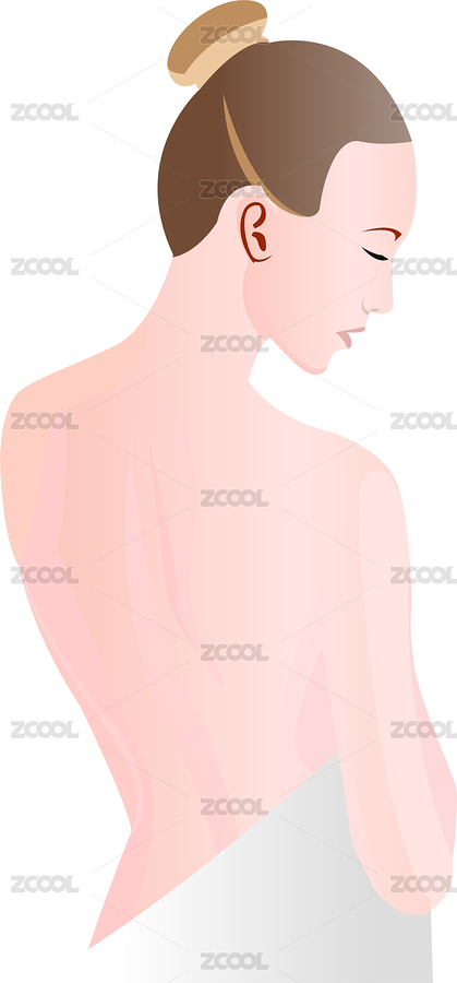 手繪卡通人物美背美體插畫（主預(yù)覽-503076） - 未分類 - 站酷設(shè)計(jì)師安147123原創(chuàng)素材 - 站酷ZCOOL