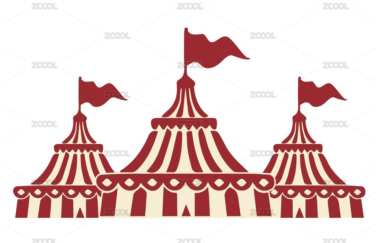 马戏团 帐篷 彩旗 矢量（主预览-1403720） - 未分类 - 站酷设计师日京景原创素材 - 站酷ZCOOL