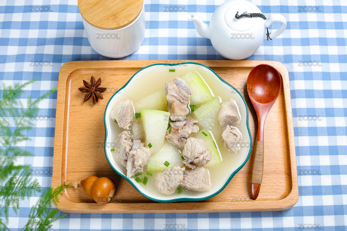 營養(yǎng)美味家常菜排骨冬瓜湯（主預覽-6074409） - 未分類 - 站酷設計師曇華碎影原創(chuàng)素材 - 站酷ZCOOL