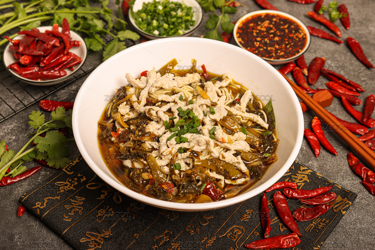 酸菜肉絲小面（主預(yù)覽-7430183） - 未分類 - 站酷設(shè)計師夢林小丑原創(chuàng)素材 - 站酷ZCOOL