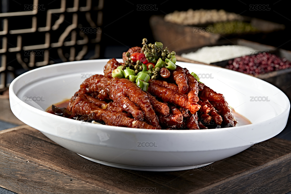 藤椒香辣醬燜虎皮鳳爪（主預(yù)覽-7787485） - 未分類(lèi) - 站酷設(shè)計(jì)師藍(lán)太陽(yáng)TNT原創(chuàng)素材 - 站酷ZCOOL