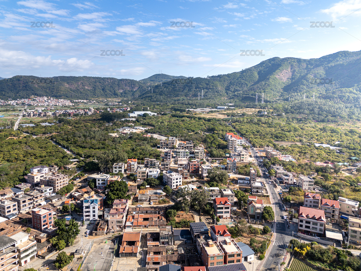 福建省廈門市翔安區(qū)金柄村山間小鎮(zhèn)俯瞰圖（主預覽-12621371） - 未分類 - 站酷設計師Z26922598原創(chuàng)素材 - 站酷ZCOOL