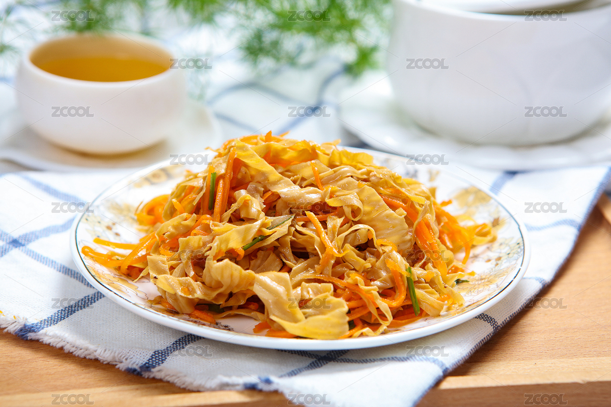 爽口涼菜胡蘿卜絲涼拌豆腐皮（主預覽-7825211） - 未分類 - 站酷設計師曇華碎影原創(chuàng)素材 - 站酷ZCOOL