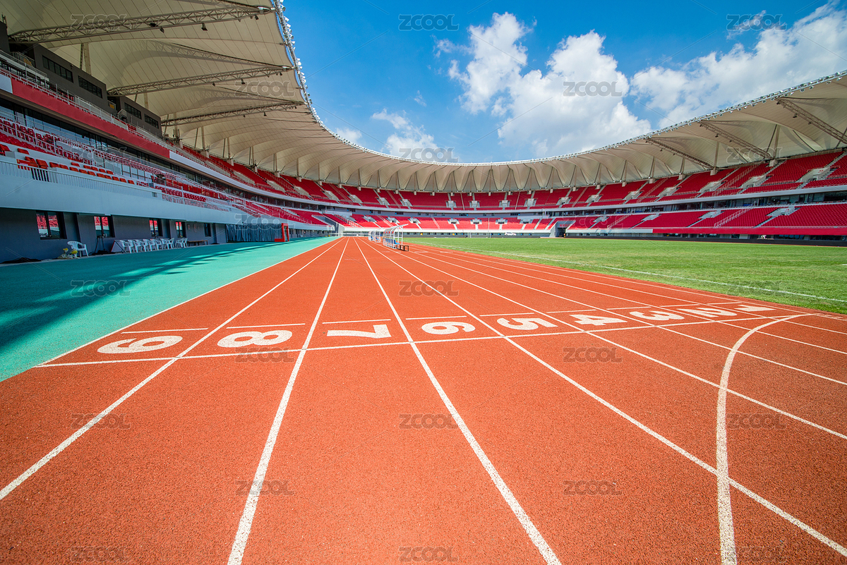 蓝天白云下的体育场（主预览-8739520） - 未分类 - 站酷设计师webstar15原创素材 - 站酷ZCOOL