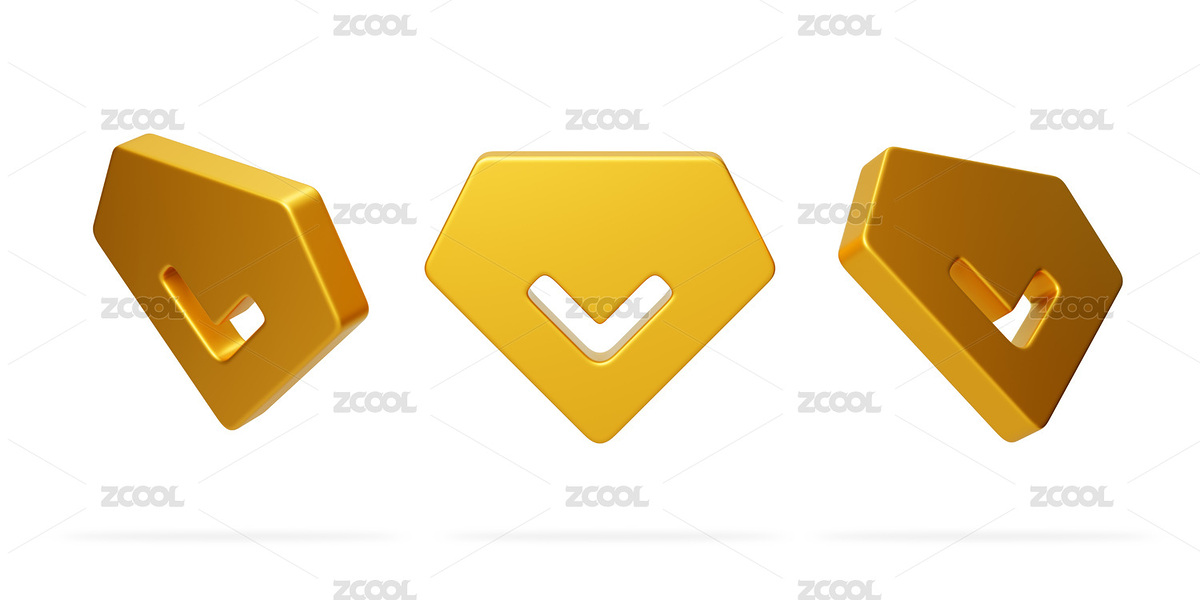 開通會員權(quán)限鉆石金屬尊貴身份3D（主預(yù)覽-6702137） - 未分類 - 站酷設(shè)計師Miruis原創(chuàng)素材 - 站酷ZCOOL