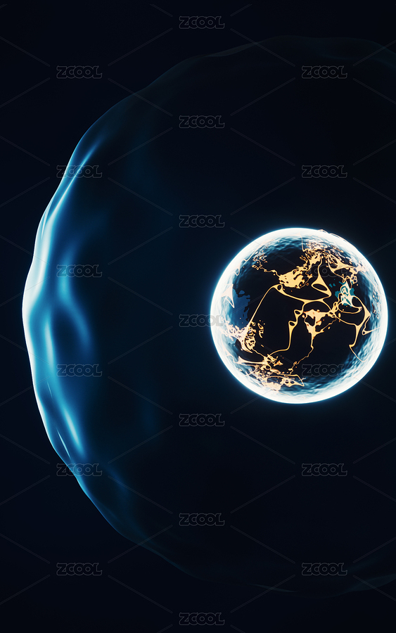 球狀有機(jī)細(xì)胞核結(jié)構(gòu)3D渲染（主預(yù)覽-7497251） - 未分類 - 站酷設(shè)計師VinkFan原創(chuàng)素材 - 站酷ZCOOL