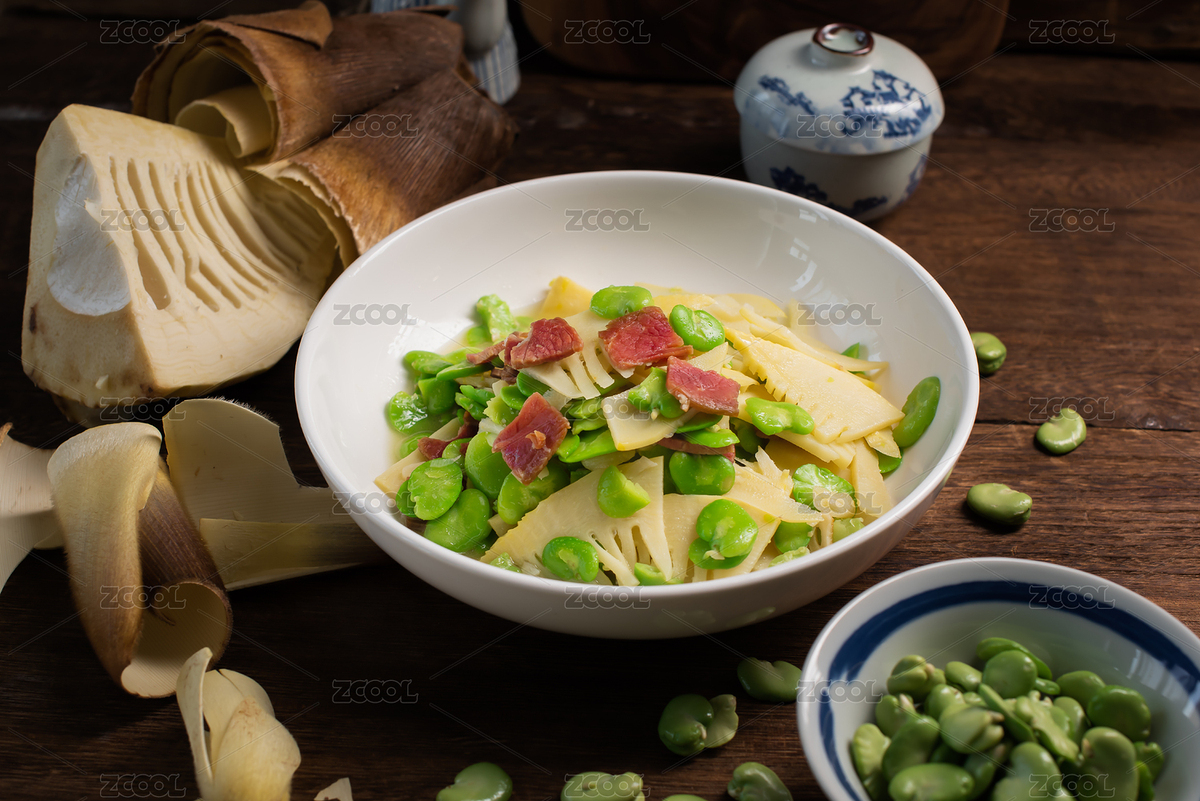 火腿蚕豆烩春笋（主预览-6373712） - 未分类 - 站酷设计师简罡原创素材 - 站酷ZCOOL