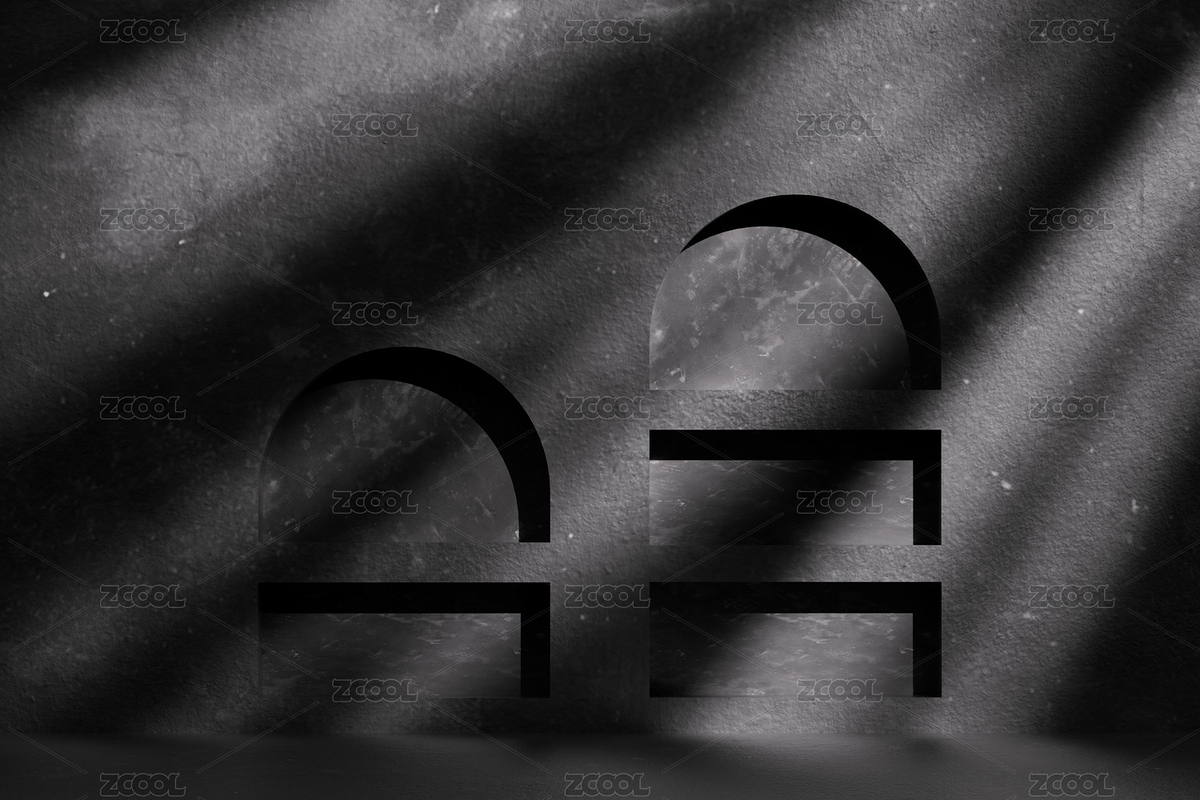 3D渲染的现代空间场景（主预览-5473062） - 未分类 - 站酷设计师逗逗000原创素材 - 站酷ZCOOL