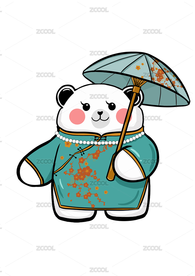 國潮白熊（主預(yù)覽-1019108） - 未分類 - 站酷設(shè)計(jì)師米九的國風(fēng)IP原創(chuàng)素材 - 站酷ZCOOL