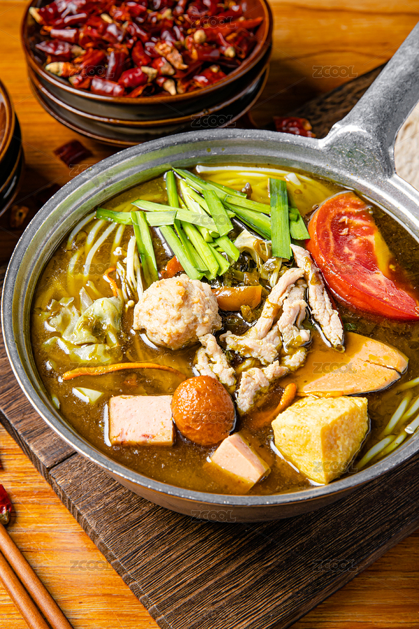 酸菜肉絲小鍋米線（主預覽-4620215） - 未分類 - 站酷設計師夢林小丑原創(chuàng)素材 - 站酷ZCOOL