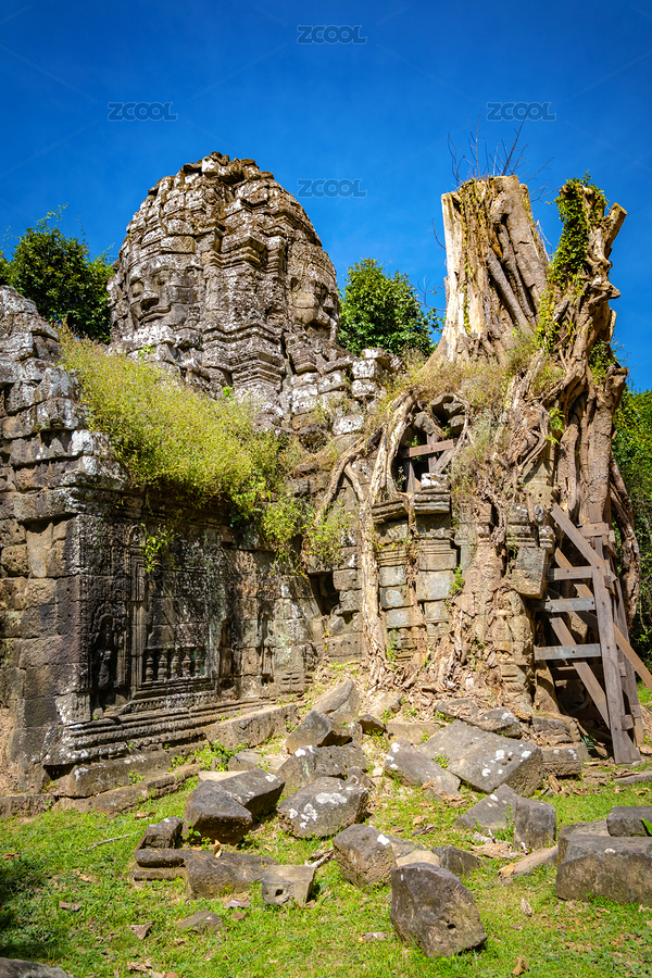 柬埔寨塔遜寺中的樹(shù)包塔景觀（主預(yù)覽-6603201） - 未分類 - 站酷設(shè)計(jì)師calvin99原創(chuàng)素材 - 站酷ZCOOL