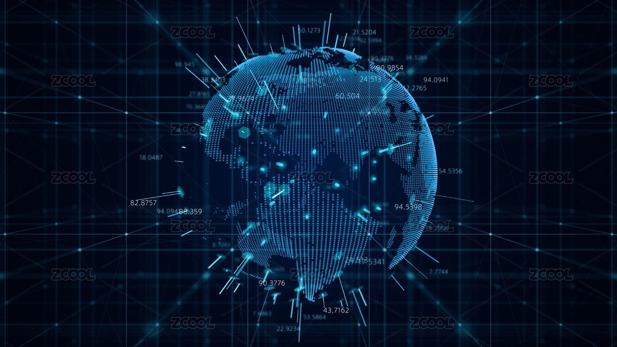 大数据科技地球三维空间背景（主预览-8057822） - 未分类 - 站酷设计师Yurnero原创素材 - 站酷ZCOOL