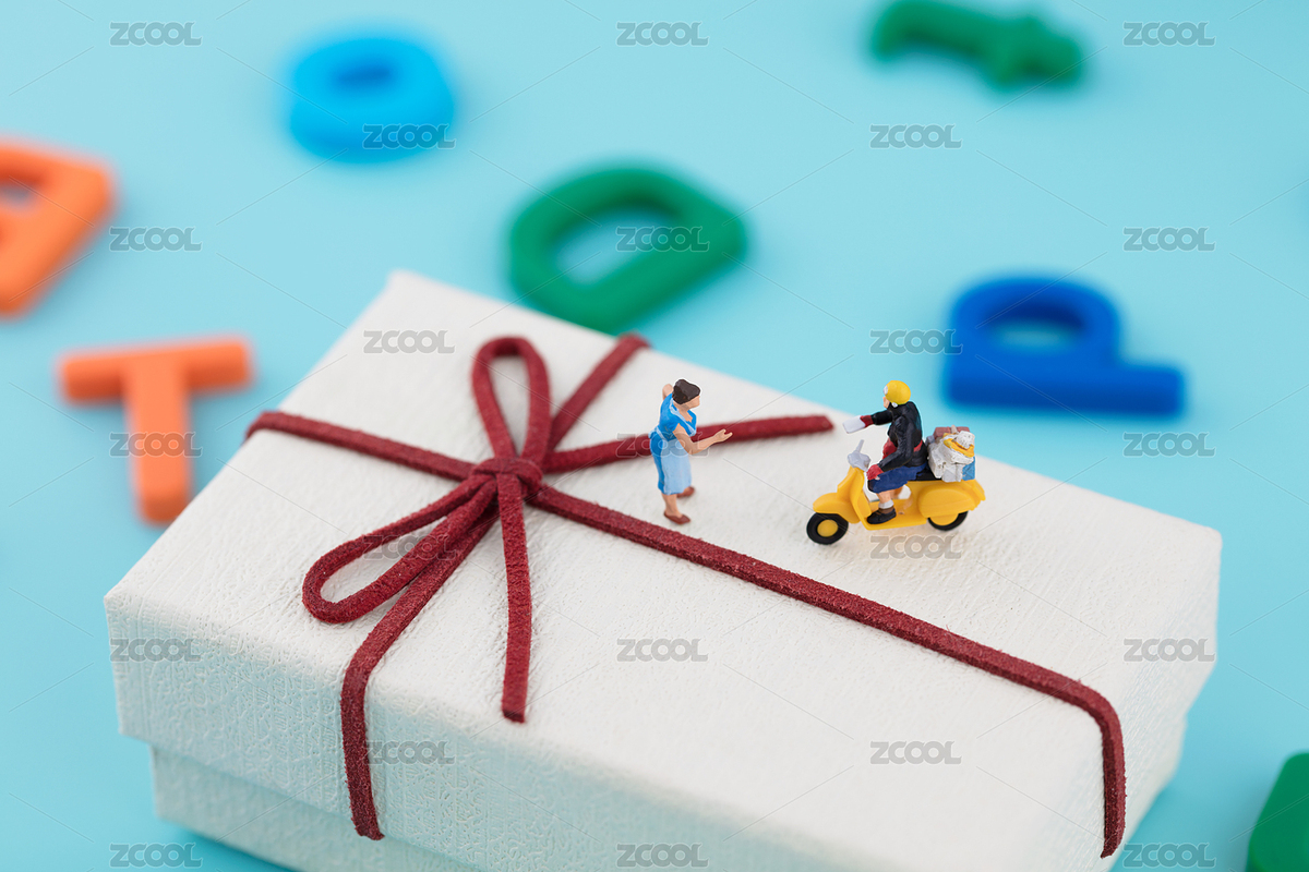 微縮創(chuàng)意送快遞禮盒上（主預(yù)覽-6580600） - 未分類 - 站酷設(shè)計(jì)師小羽怪原創(chuàng)素材 - 站酷ZCOOL