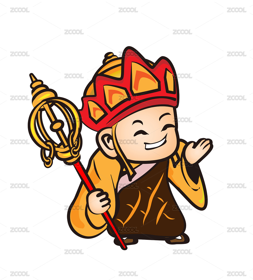 中國文化卡通西游記唐僧的形象IP（主預覽-12659037） - 未分類 - 站酷設計師無邊苦海原創(chuàng)素材 - 站酷ZCOOL