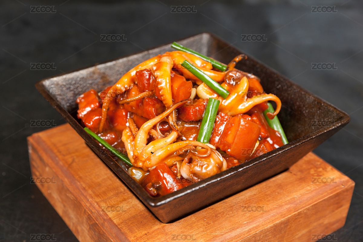 中餐美食-热菜-八爪鱼烧肉（主预览-9046364） - 未分类 - 站酷设计师pengpengos原创素材 - 站酷ZCOOL