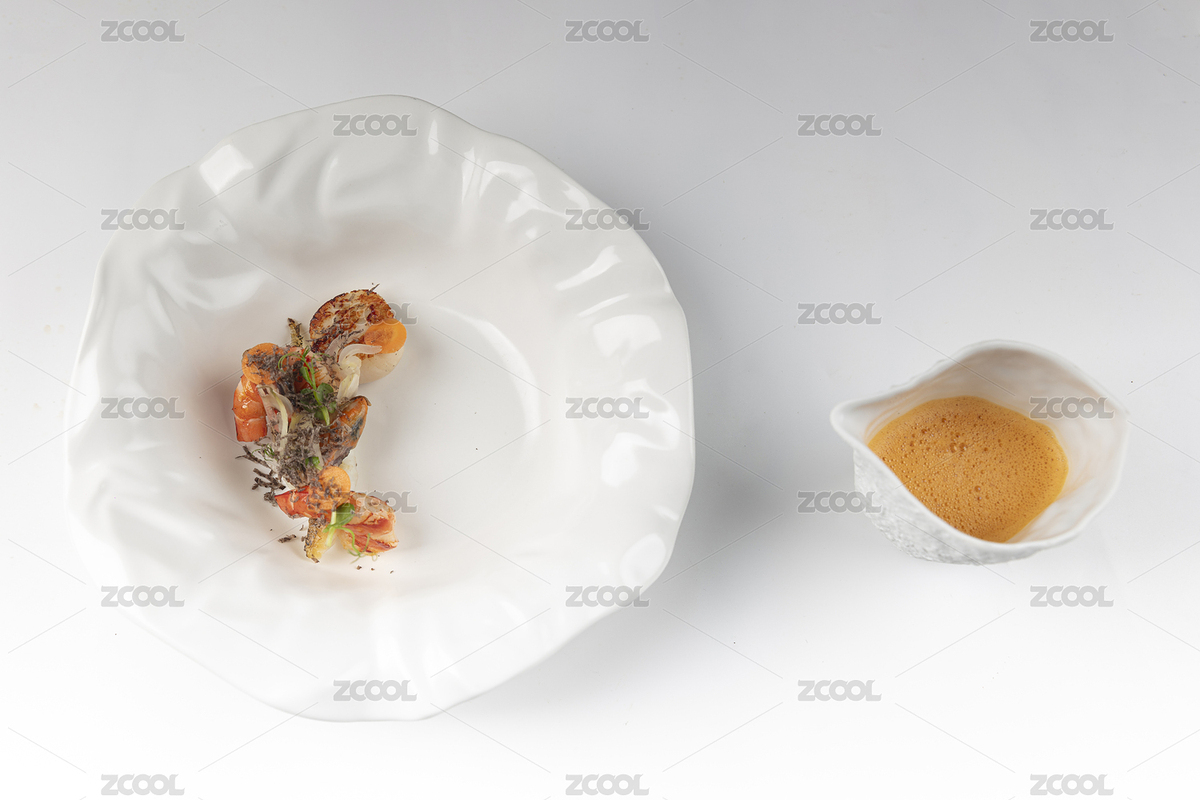 法餐龙虾尾海鲜料理（主预览-10943389） - 未分类 - 站酷设计师寄与生Eason原创素材 - 站酷ZCOOL