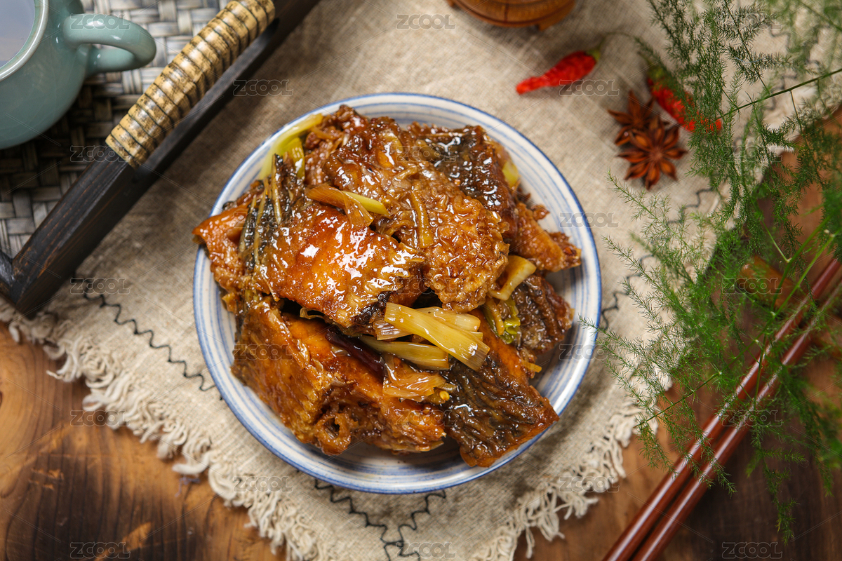 一盤家鄉(xiāng)菜肴紅燒糖醋羅非魚（主預覽-327737） - 未分類 - 站酷設計師木偶人mor5原創(chuàng)素材 - 站酷ZCOOL