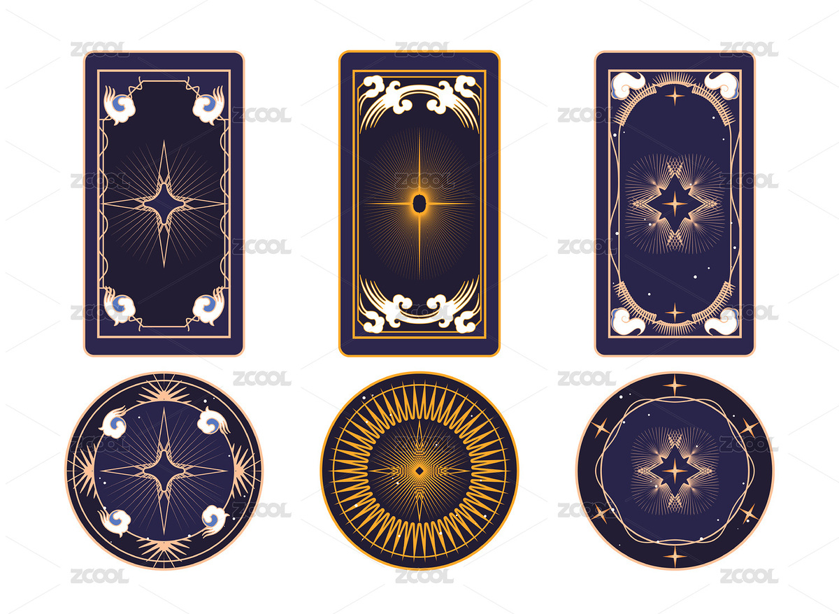 魔法陣圖案地毯花紋塔羅牌外框邊框（主預(yù)覽-5636734） - 未分類(lèi) - 站酷設(shè)計(jì)師ELRO辣不甜原創(chuàng)素材 - 站酷ZCOOL