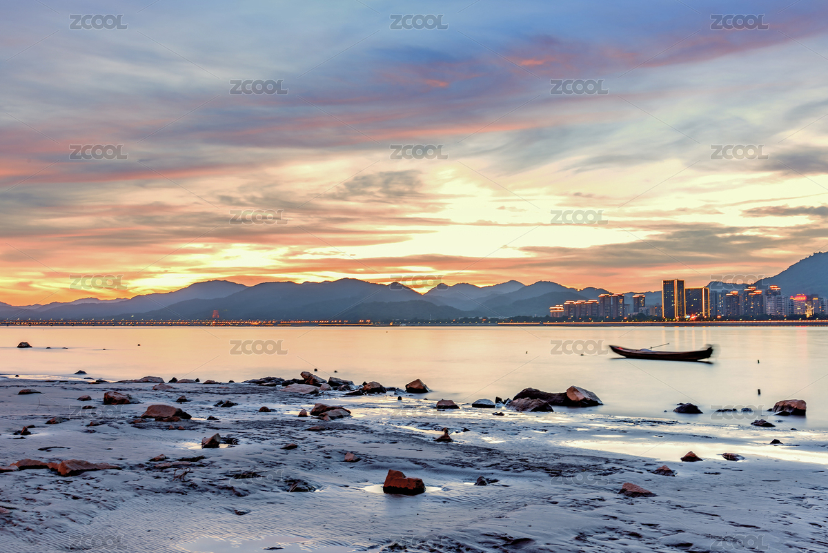 杭州錢塘江風光 錢塘江黃昏（主預覽-3190317） - 未分類 - 站酷設計師ilovehz原創(chuàng)素材 - 站酷ZCOOL